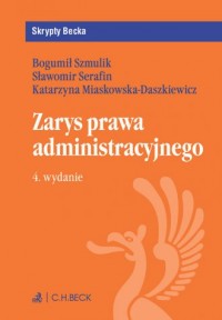 Zarys prawa administracyjnego. - okładka książki