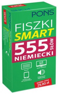 Fiszki Smart 555 słów. Niemiecki - okładka podręcznika