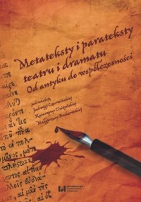 Metateksty i parateksty teatru - okładka książki