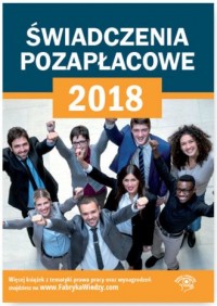 Świadczenia pozapłacowe 2018 - okładka książki