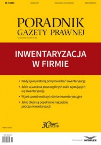Poradnik Gazety Prawnej 11/2017. - okładka książki