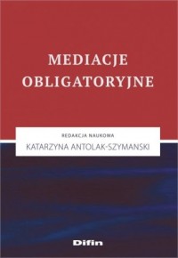 Mediacje obligatoryjne - okładka książki