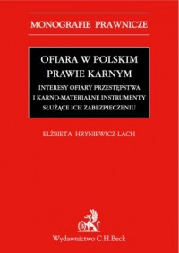 Ofiara w polskim prawie karnym. - okładka książki