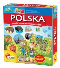 Polska + puzzle - okładka książki