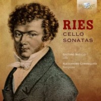 Ries Cello Sonatas - okładka płyty