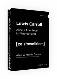 Alicja w Krainie Czarów ze słownikiem - okładka podręcznika