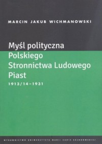 Myśl polityczna Polskiego Stronnictwa - okładka książki