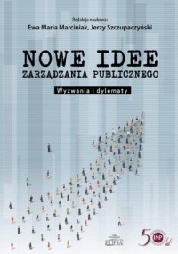 Nowe idee zarządzania publicznego. - okładka książki