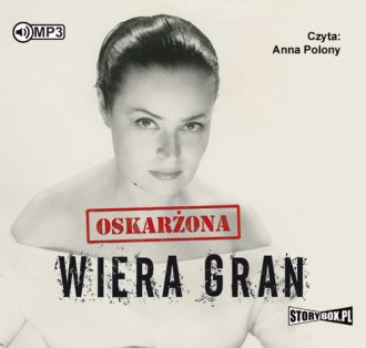 Oskarżona Wiera Gran - pudełko audiobooku
