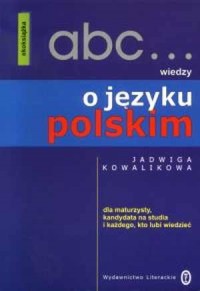 Abc wiedzy o języku polskim - okładka książki