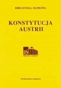 Konstytucja Austrii - okładka książki