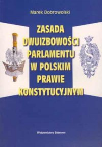 Zasada dwuizbowości parlamentu - okładka książki