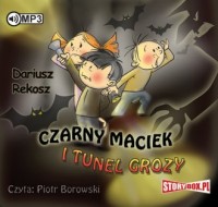 Czarny Maciek i tunel grozy - pudełko audiobooku