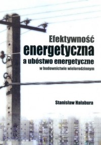 Efektywność energetyczna a ubóstwo - okładka książki
