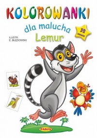 Kolorowanki dla malucha. Lemur - okładka książki