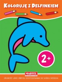 Koloruję z delfinkiem - okładka książki