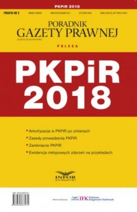 PKPIR 2018. Podatki 2/2018 - okładka książki