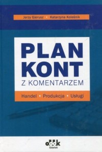 Plan kont z komentarzem. Handel, - Jerzy Gierusz
