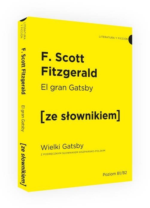 Wielki Gatsby wersja hiszpańska - okładka podręcznika