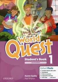 World Quest 1 Students Book with - okładka podręcznika