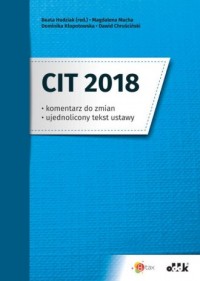 CIT 2018 komentarz do zmian - okładka książki