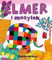 Elmer i motylek - okładka książki