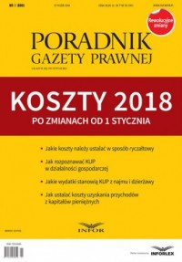 Poradnik Gazety Prawnej 1/2018. - okładka książki