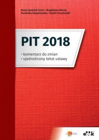 PIT 2018 komentarz do zmian. PGK1224 - okładka książki