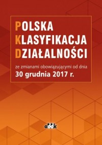 Polska klasyfikacja działalności - okładka książki