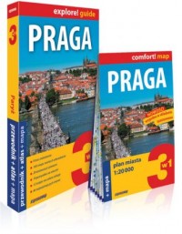 Praga explore! guide. 3w1: przewodnik - okładka książki
