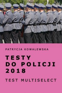 Testy do policji 2018. Test multiselect - okładka podręcznika