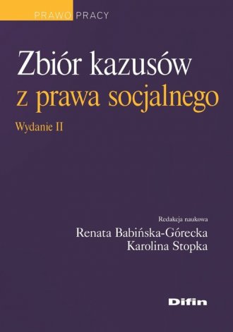 powiększ Zbiór kazusów z prawa socjalnego. - okładka książki