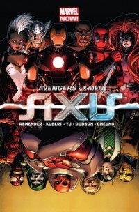 Avengers i X-Men Axis - okładka książki