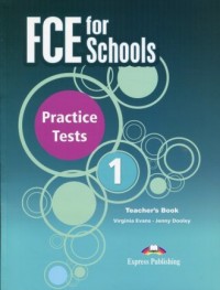 FCE for Schools 1 Practice Tests - okładka podręcznika