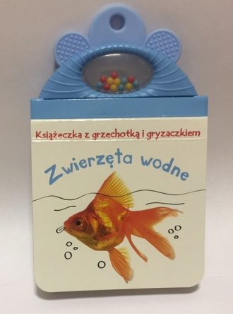 Książeczka z grzechotką i gryzaczkiem. - okładka książki