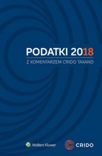 Podatki 2018 z komentarzem Crido - okładka książki