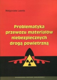 Problematyka przewozu materiałów - okładka książki