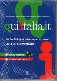 Qui italia.it livello elementare - okładka podręcznika