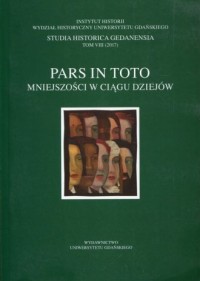 Studia Historica Gedanensia Tom - okładka książki