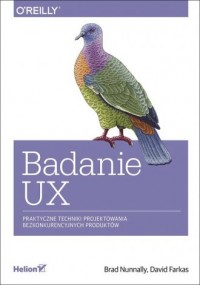 Badanie UX Praktyczne techniki - okładka książki