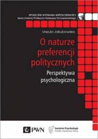 O naturze preferencji politycznych - okładka książki