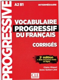 Vocabulaire progressif intermediare - okładka podręcznika
