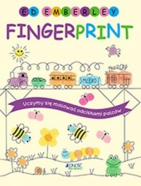 Zestaw do malowania odciskami palców - okładka książki