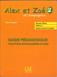 Alex et Zoe 2 przewodnik metodyczny. - okładka podręcznika