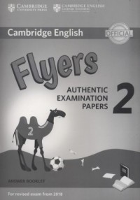 Cambridge English Flyers 2 Answer - okładka podręcznika