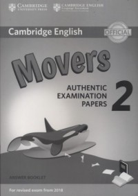 Cambridge English Movers 2 Answer - okładka podręcznika