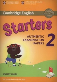 Cambridge English Starters 2 Students - okładka podręcznika