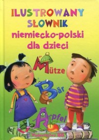 Ilustrowany słownik niemiecko-polski - okładka książki