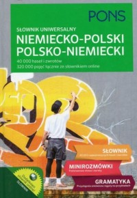PONS. Słownik uniwersalny niemiecko-polski - okładka podręcznika
