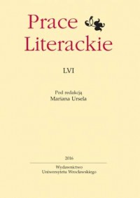 Prace Literackie LVI - okładka książki